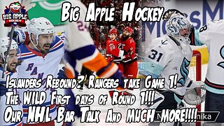 Rangers Start HOT! Isles Rebound Game 2! CRAZY NHL Game 1! | Big Apple Hockey