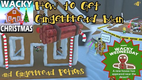AndersonPlays Roblox Wacky Wizards 🏠GINGERBREAD🏠 - How To Get Gingerbread Man | Christmas Update