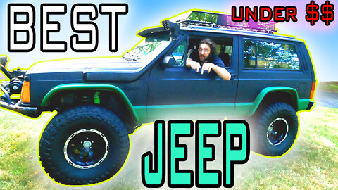 IMPOSSIBLE lifted Jeep Cherokee XJ for UNDER $3000? 4x4 Offroad Cherokee with Rough Country lift kit
