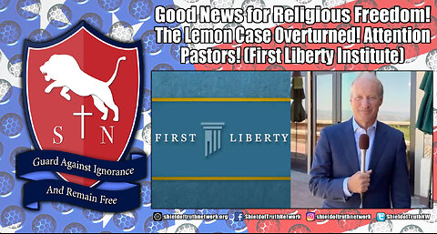 Good News for Religious Freedom! Lemon Case Overturned! Attention Pastors! (First Liberty Institute)