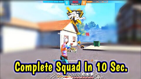 Can I Complete A Squad In 10 Sec. - Rock Munna Gaming #freefire