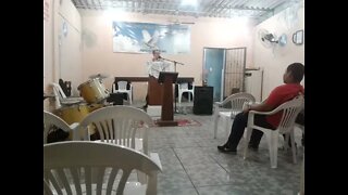 culto na igreja Monte Sinai de Santa Luzia 10/11/2019