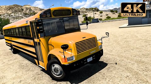 American SCHOOL BUS test drive | American Truck Simulator Gameplay "4K"