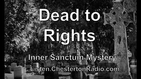 Dead to Rights - Elspeth Eric - Inner Sanctum Mystery
