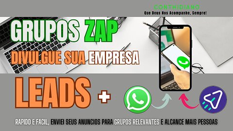 Como Conseguir Vários Leads nos Grupo Publico com WhatsUp+