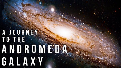 Journey to the Andromeda Galaxy Faster Than the Speed of Light! (4K)