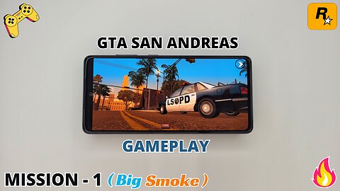 Gta San Andreas Mission 1 Gameplay | Gta Sa First Mission Big Smoke Gameplay 🔥