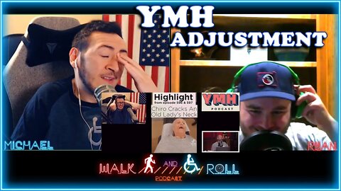 YMH Old Women Spine Adjustment & Michael Gives Tom Segura An Invite #shorts