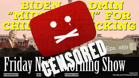 Censorship Lives: The Left Doesn't Want You to Hear This: The Friday Night Morning Show