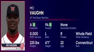 How To Create Mo Vaughn MLB The Show 22