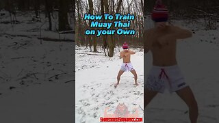 How to Train Muay Thai 🥊 on your Own -⚔️ #muaythai #shorts #fitness #personaldevelopment