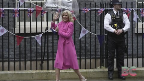 Jill Biden in UK for King Charles’ coronation, visits 10 Downing St