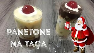 Especial de Natal 07 - Panetone na Taça - Sobremesa Diferente, Faça e Venda