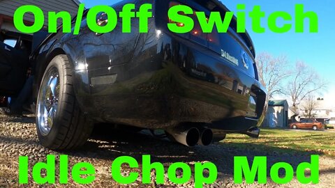 Creating An On-Off Switch For The Idle Chop Mod - 2008 Ford mustang 4.0 V6