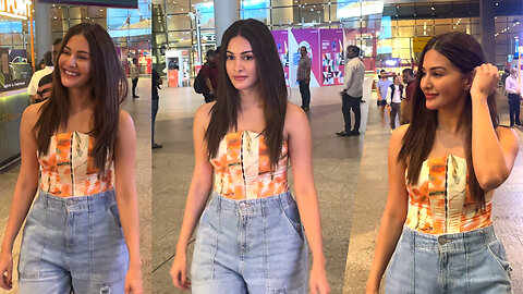 Amayra Dastur's Stylish Airport Arrival | Paparazzi Catch-Up