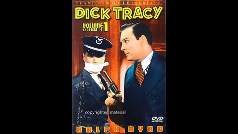 Dick Tracy 1937 colorized serial feature (Ralph Byrd)