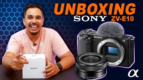 Upgrade para o canal! Unboxing da Sony ZV E10