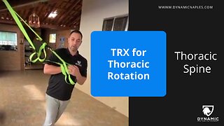 Thoracic Rotation with TRX Suspension Straps