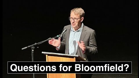 Do you have a question for Ashley Bloomfield? (please see the video description box)