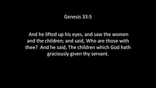 Genesis Chapter 33