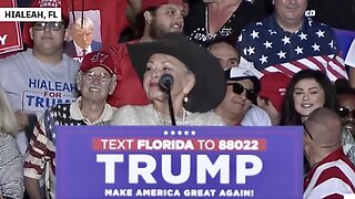 Roseanne Barr Speaks at Trump Rally in Hialeah, Florida (11/8/23) | FULL SPEECH