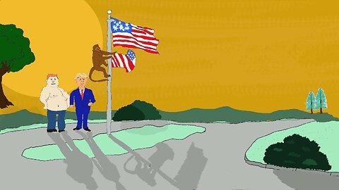 Dick Gripeman-Trump's Monkey/Cartoon Color Comics