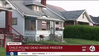 Child found dead inside freezer, Detroit police say