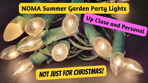 NOMA Summer Garden Party Lights - Up Close and Personal - Ep: 18