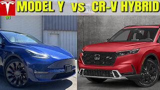 🔥Tesla Model Y Vs Honda CR-V Hybrid COMPARISON 2023!