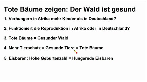 Klimawandel ►Tote Bäume = Guter Wald