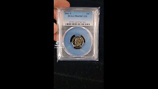 Graded 2001-S Dime