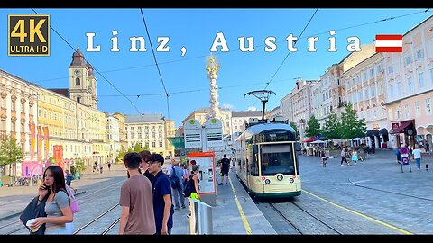 Linz, Austria 🇦🇹 _ A Beautiful 🤩 Sunny ☀️ City Walking Tour