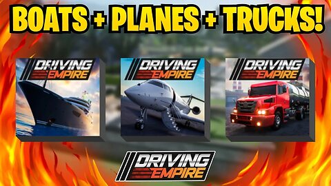 BOATS REVAMP + PLANES and TRUCKS COMING to Driving Empire!