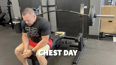 Chest Training October 1, 2023 - Buffalo Bar Bench Press