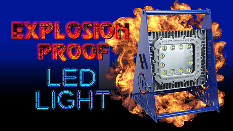 Hazardous Location Explosion Proof LED Light - Class 1 Division 1 - Oil Refineries, Chemical Plants
