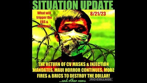 Situation Update: The Return Of CV Masks & Injection Mandates!