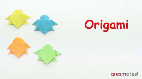 Quick and Simple Origami Turtle: Single-Sheet Tutorial