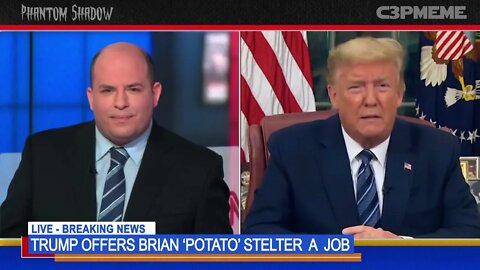 Trump offers Stelter a job...