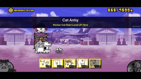 The Battle Cats - Street Fighter (Normal) - Impregnable Fortress