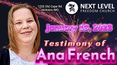 Testimony of Ana French (1/25/23)