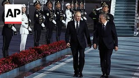 Putin arrives in Uzbekistan on the thirdforeign trip of his new term