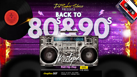 DJ SaborSónico🎤| Back To 80's & 90's | R&B Hip-Hop Mixtape