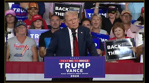 Trump Rally Charlotte, North Carolina July 24, 2024