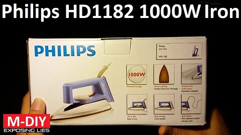 Philips HD1182 1000W Iron (Unboxing Overview) [Hindi]