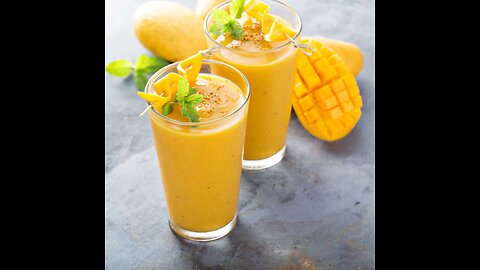 How to make mango milkshake easily....