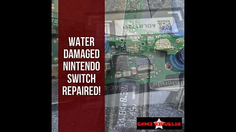 Water Damaged Nintendo Switch Repaired!