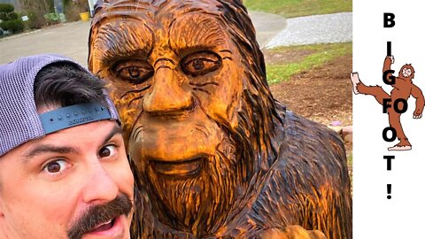 Carving a BIGFOOT -Chainsaw Carving