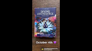 October 4th oracle card