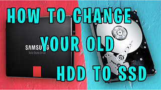 How to Change your old HDD to SSD!