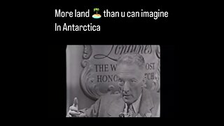 Admiral Richard E. Byrd Explains What He Witnessed During His Mission In Antarctica...